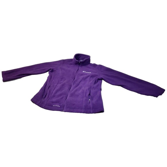 Eddie Bauer XL Purple Fleece Jacket – Full Zip, Pockets, Holland Embroidery - Picture 13 of 15